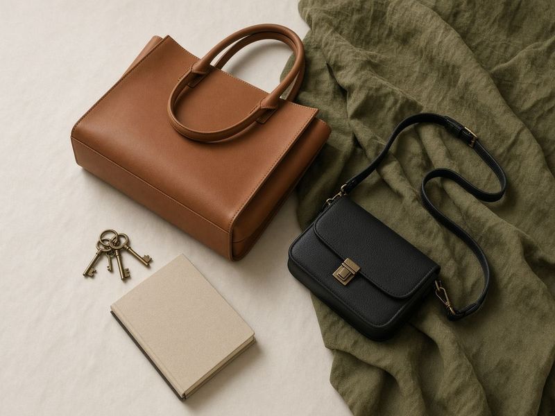 Bags still life — Nonchallant carry less, better